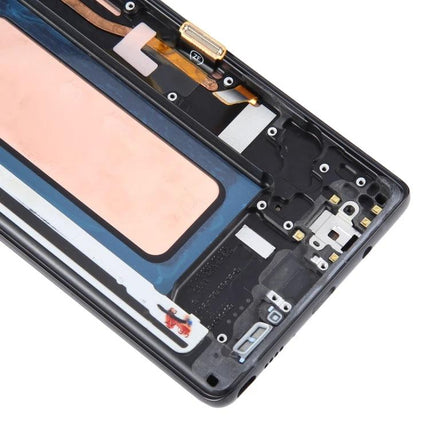 Replacement Screen for Samsung Galaxy Note 8 Daily Use full LCD assembly showing internal connectors and frame for everyday repair