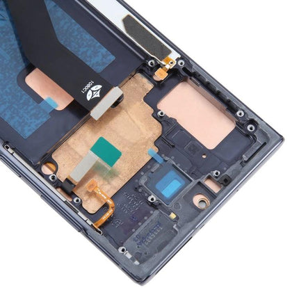 Samsung Galaxy Note10+ Screen for Everyday Phone Repairs replacement assembly close-up showing connectors and frame for DIY repair