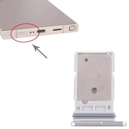 Samsung SIM Card Tray for Everyday Mobile Connectivity Essentials – replacement SIM tray shown next to phone SIM slot, restores calls & data