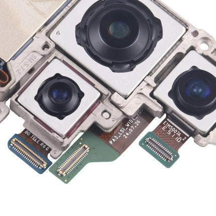 Camera Replacement Set for Samsung Galaxy S25 Ultra Daily Use close-up of triple camera modules and flex connectors for replacement