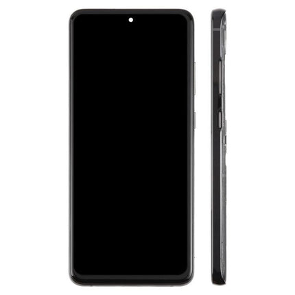 Galaxy S20 Ultra Replacement Screen for Everyday Repairs - front and side view of black replacement display