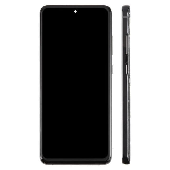 Galaxy S20 Ultra Replacement Screen for Everyday Repairs - front and side view of black replacement display