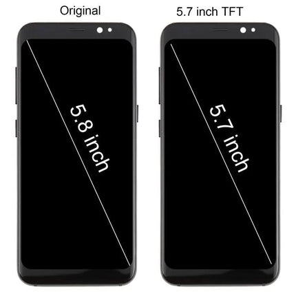 Galaxy S8 Replacement Front Screen Black