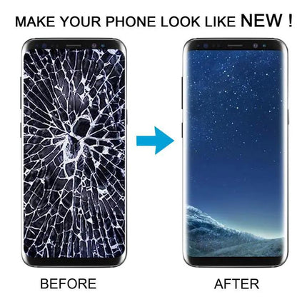 Galaxy S8 Replacement Front Screen Black