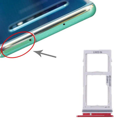 Samsung Galaxy S10 Series SIM and SD Card Tray for Daily Phone Use - replacement tray shown with phone slot
