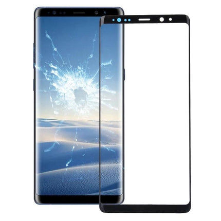 Samsung Galaxy Note 8 Replacement Glass for Daily Use front glass replacement showing cracked phone and new glass panel