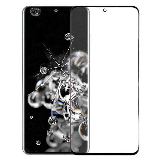 Essential Screen Glass Replacement for Samsung Galaxy Note20 Ultra in Daily Use - cracked vs replaced front glass image