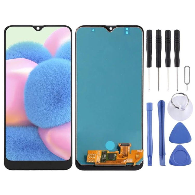 Samsung Galaxy A30S Replacement Screen for Everyday Device Use - LCD digitizer assembly with tools kit for cracked display repair