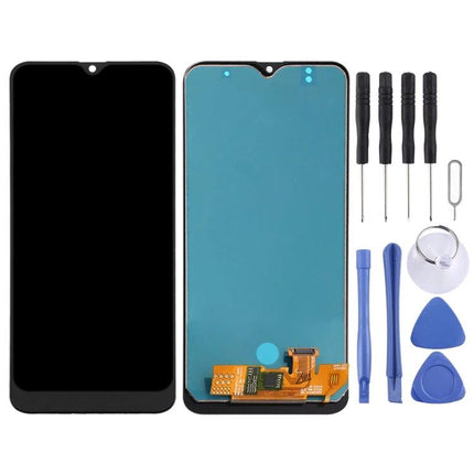 Samsung Galaxy A30S Replacement Screen for Everyday Device Use - LCD digitizer assembly with toolkit for cracked display repair
