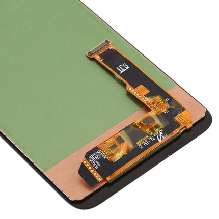 Samsung Galaxy A6+ Screen for Everyday Phone Repairs replacement LCD and digitizer assembly showing flex cable and connectors