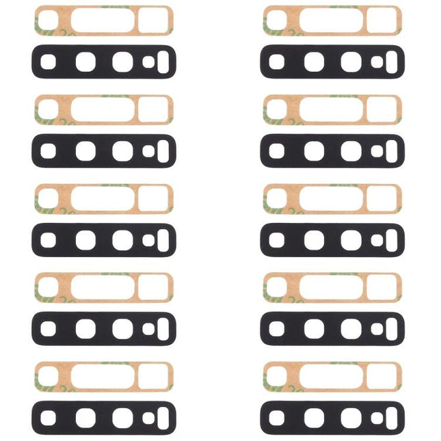 Samsung Galaxy S10 Back Camera Lens for Daily Phone Maintenance replacement camera lens gasket strips shown in multiple pieces