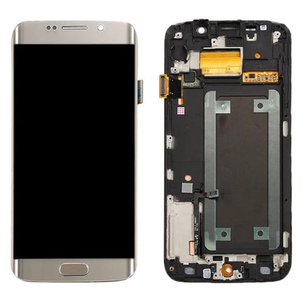 Samsung Galaxy S6 Edge Screen Assembly for Daily Phone Repairs replacement LCD and digitizer front and frame - gold