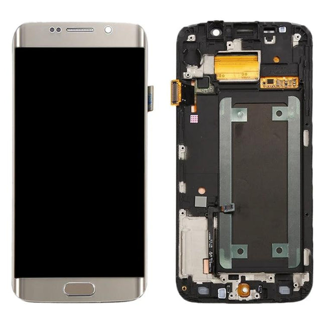 Samsung Galaxy S6 Edge Screen Assembly for Daily Phone Repairs replacement LCD and digitizer front and frame - gold