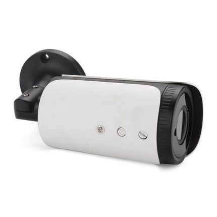 Surveillance IP Camera for Home Security with Night Vision - white bullet camera with 4x manual zoom and night vision