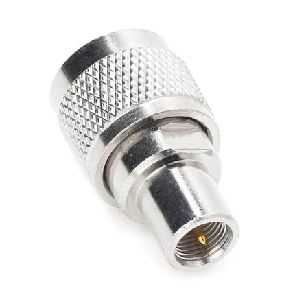 RF Coaxial Adapter with N Male to FME Connectors for Device Links – silver N male to FME male RF connector adapter for antenna and lab use