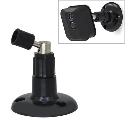 Wall Mounted Bracket for Video Cameras with Rotatable Design - black adjustable 360° mount for indoor/outdoor surveillance