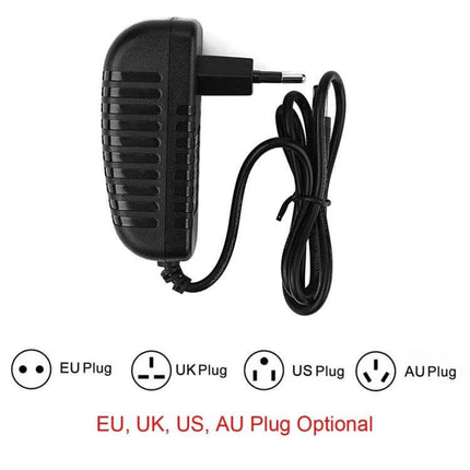 Versatile 8-Channel AHD DVR for Multi-Signal Security Monitoring power adapter with EU UK US AU plug options