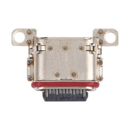Replacement Charging Connector for Samsung Galaxy S21 Daily Use — close-up of metal USB-C replacement charging port with mounting brackets