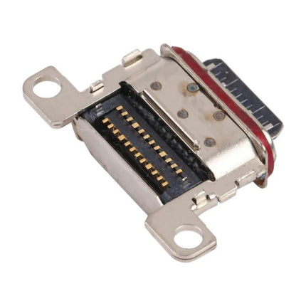 Replacement Charging Connector for Samsung Galaxy S21 Daily Use - close-up of metal charging port assembly for daily phone repairs