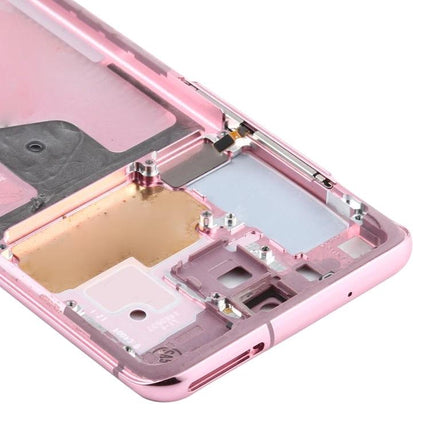Keep your Samsung Galaxy S20 phone in good condition with replacement middle frame - pink internal bezel replacement part