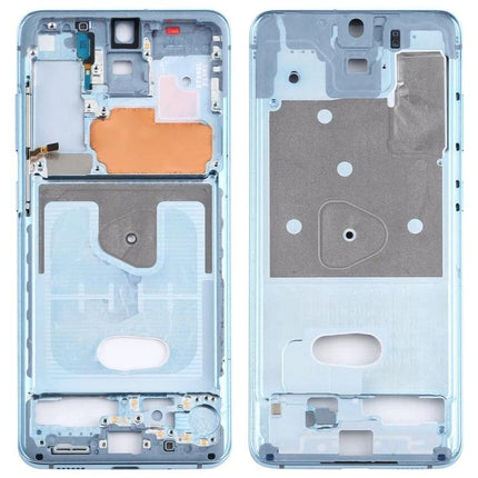 Keep your Samsung Galaxy S20 phone in good condition with replacement middle frame - light blue internal bezel replacement for Galaxy S20