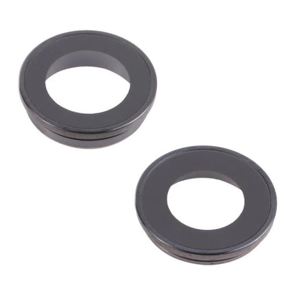 iPhone 13 Camera Lens Protector Ring for Everyday Use - black metal rear camera hoop replacement to prevent scratches and minor impacts