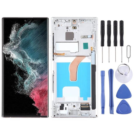 Samsung Galaxy S22 Ultra Screen for Daily Device Upkeep replacement LCD digitizer with frame and repair toolkit