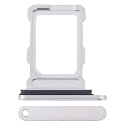 Keep your iPhone 16 Pro Max ready for daily connectivity — replacement SIM card tray and ejector tool, silver, precise fit
