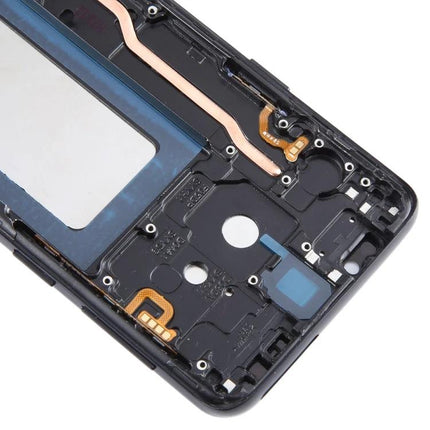 Samsung Galaxy S9 Replacement Screen for Everyday Phone Use showing internal display frame and flex cable components