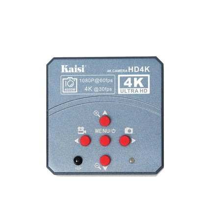 Kaisi HD4K Digital Microscope Camera for Real-Time Viewing on Monitors compact 4K HDMI camera with control buttons for electronics repair and education