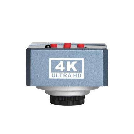 Kaisi HD4K Digital Microscope Camera for Real-Time Viewing on Monitors front view showing 4K Ultra HD label and top control buttons