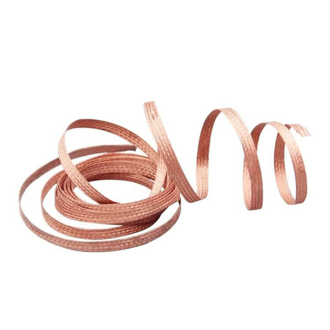 Kaisi Tin Suction Tape Cleaning Belt For Soldering Iron showing coiled copper-colored cleaning belt for soldering tip maintenance