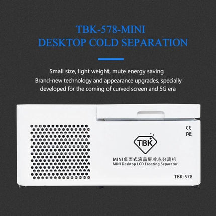 Efficient Professional Machine for Separating Smartphone Screens TBK-578 desktop cold separation unit for phone and tablet screen repairs