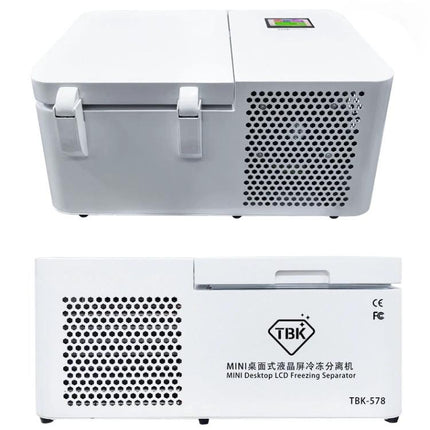 Efficient Professional Machine for Separating Smartphone Screens TBK-578 white desktop LCD freezing separator for repair technicians