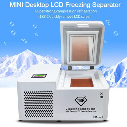 Efficient Professional Machine for Separating Smartphone Screens TBK-578 desktop LCD separator for straight and curved OLED panels