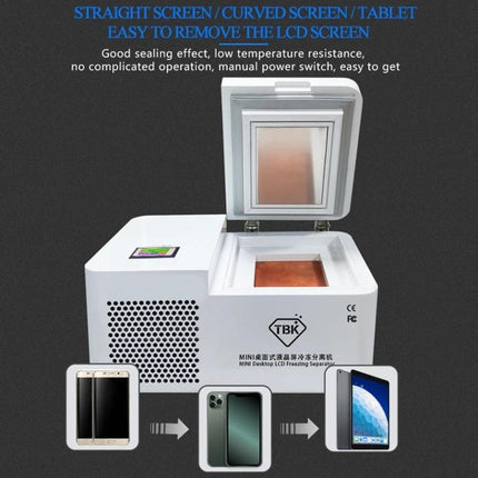 Efficient Professional Machine for Separating Smartphone Screens TBK-578 electric LCD separator for straight curved OLED and tablets