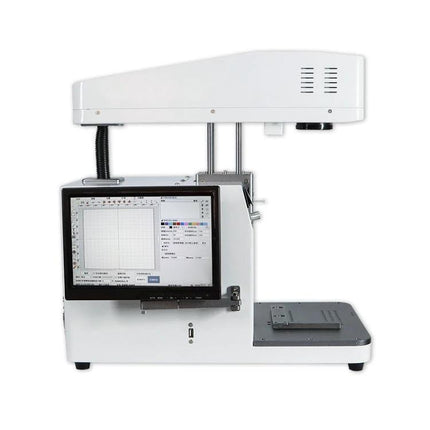 TBK Automatic Laser Marking Machine for Custom Engravings - TBK-958C fiber laser marking unit with touchscreen for precise metal and mobile case engravings