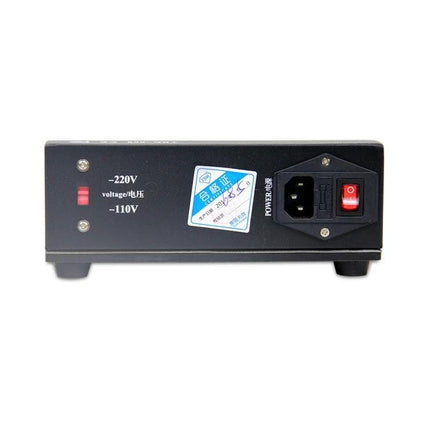 Touch Screen Glass Separator Machine for LCD Assembly rear power input panel showing voltage switch and power socket
