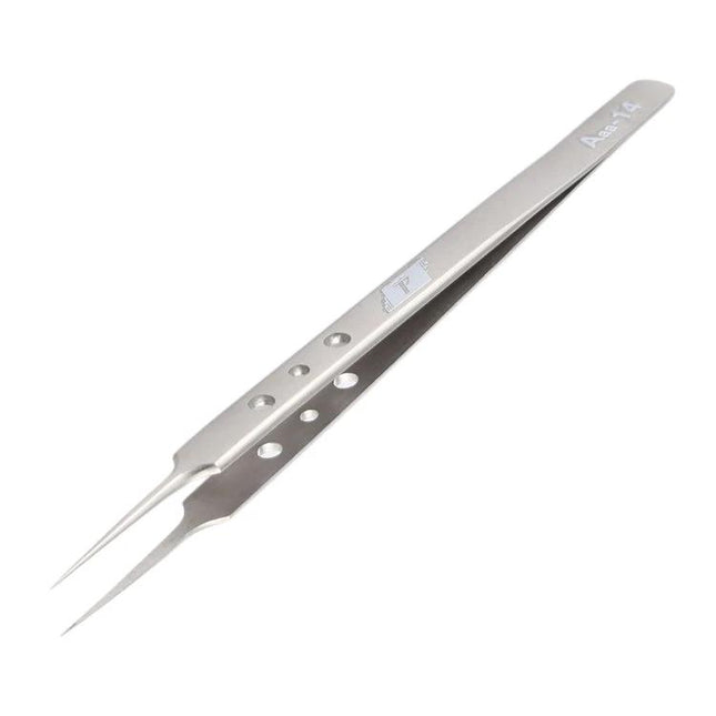Precision Repair Tweezers with Long Pointed Stainless Steel Design – long pointed stainless steel tweezers for electronics, jewelry assembly, anti-static corrosion-resistant