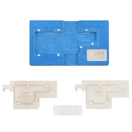 Kaisi Precision Stencil for iPhone X, XS, and XS Max Repairs - blue alignment stencil kit for precise component placement