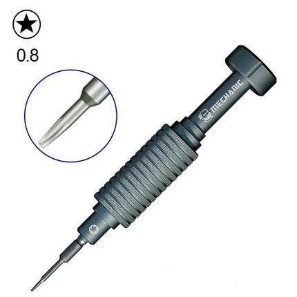 MECHANIC Precision Screwdriver for Phone and Device Repairs - knurled handle anti-slip screwdriver for smartphone, tablet and small device repairs