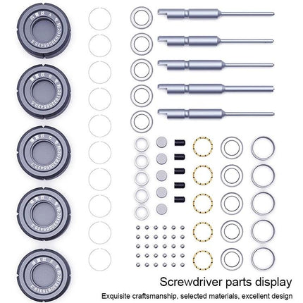 Qianli i-Thor S2 Y-Shaped Screwdriver for Device Repair with organized screwdriver parts and bearings display