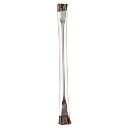 Double Head Cleaning Brush for Electronics and Keyboards — slim double-ended brush for cleaning keyboards, phone motherboards, and PC components