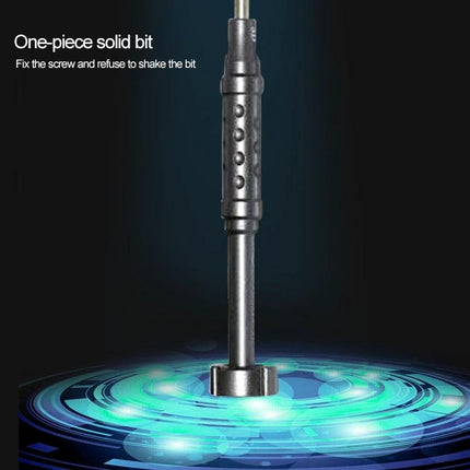 Non-Slip Torx T2 Screwdriver for Device and Toy Repair - close-up of one-piece solid bit with textured non-slip handle for precise electronics and toy repairs