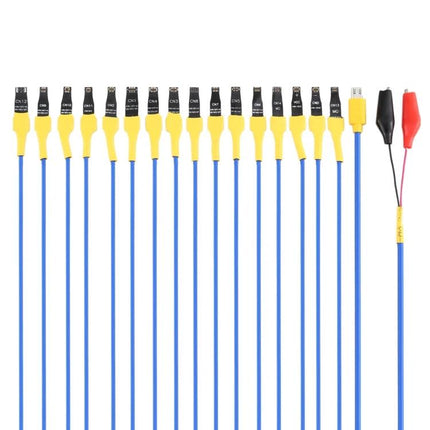 Mechanic iBoot Mini Cable for Android Charging Devices with multiple micro tips and alligator clips for safe boot and charge in unstable power environments