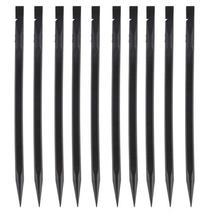 10-Piece Anti-Static Spudger Tools for Electronics Repair — set of slim black spudgers for prying connectors, wires, and components without static damage