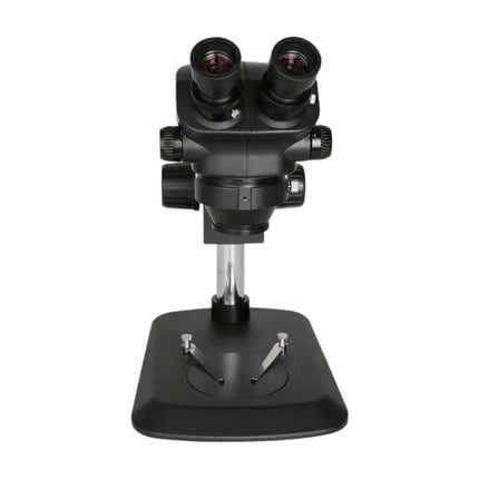 Professional Stereo Binocular Microscope for Science and Lab Use showing binocular head, adjustable eyepieces, focus knobs, and sturdy stand for precise specimen viewing