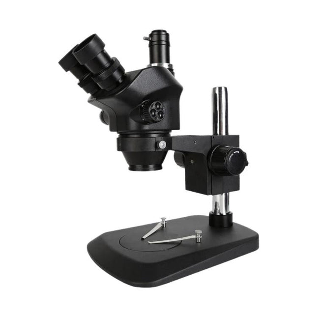 Kaisi Trinocular Microscope for Educational and Scientific Use black trinocular microscope on stand 7X-50X optics for labs