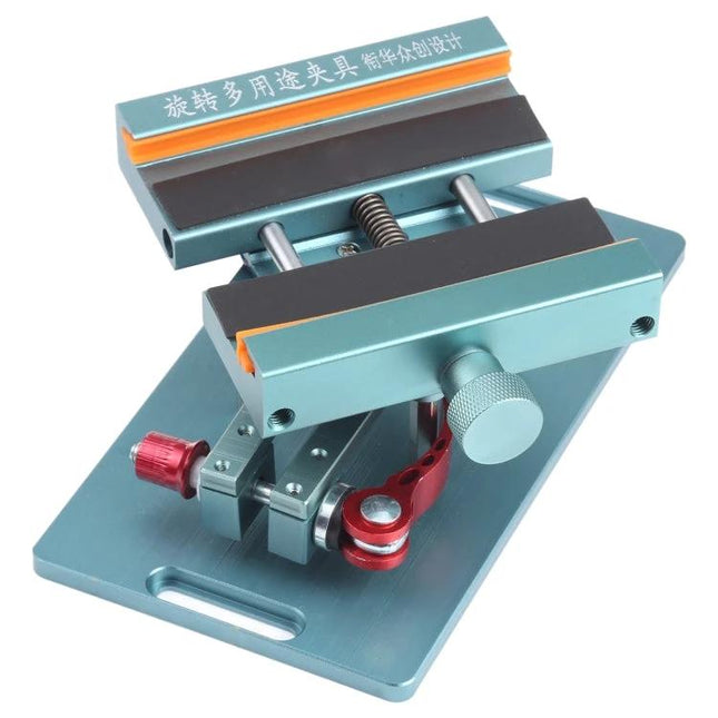 XHZC Rotating PCB Fixture for Mobile Phone Mainboard Repairs - adjustable rotating phone motherboard vise for precise soldering
