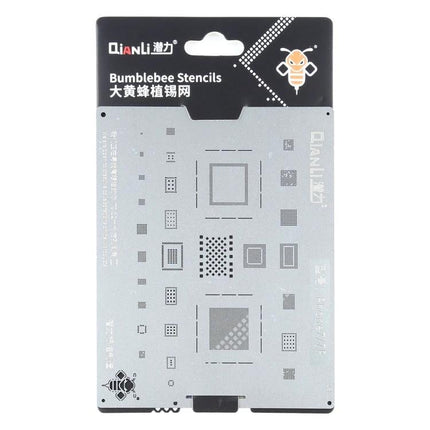 Qianli Bumblebee Stencils for iPhone 7 and 7 Plus Repair precision BGA/IC rework stencil with square hole design for high-temperature soldering